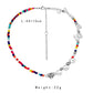 Fashion stainless steel beaded rice beads special-shaped pearl necklace trend bohemian cute tiger head pendant for men
