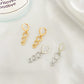ins simple love pendant earrings retro fashion niche design hollow heart-shaped earrings personality earrings