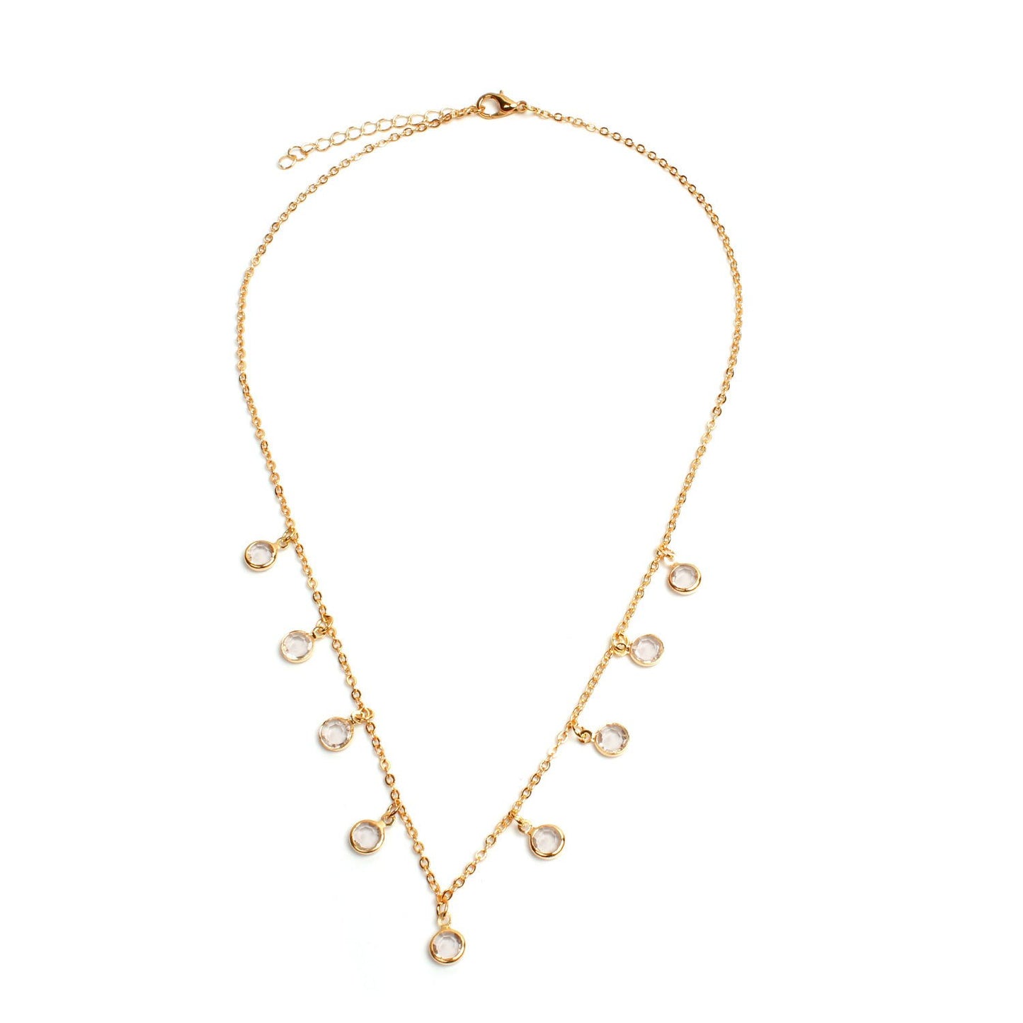 Jewelry Fashion Diamond Necklace Female Personality Creative Accessories Pendant Clavicle Chain