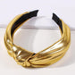 F253 Glossy Sequin Fashion Headband Explosive Style Hair Accessories Wide Knotted Sweet Headband