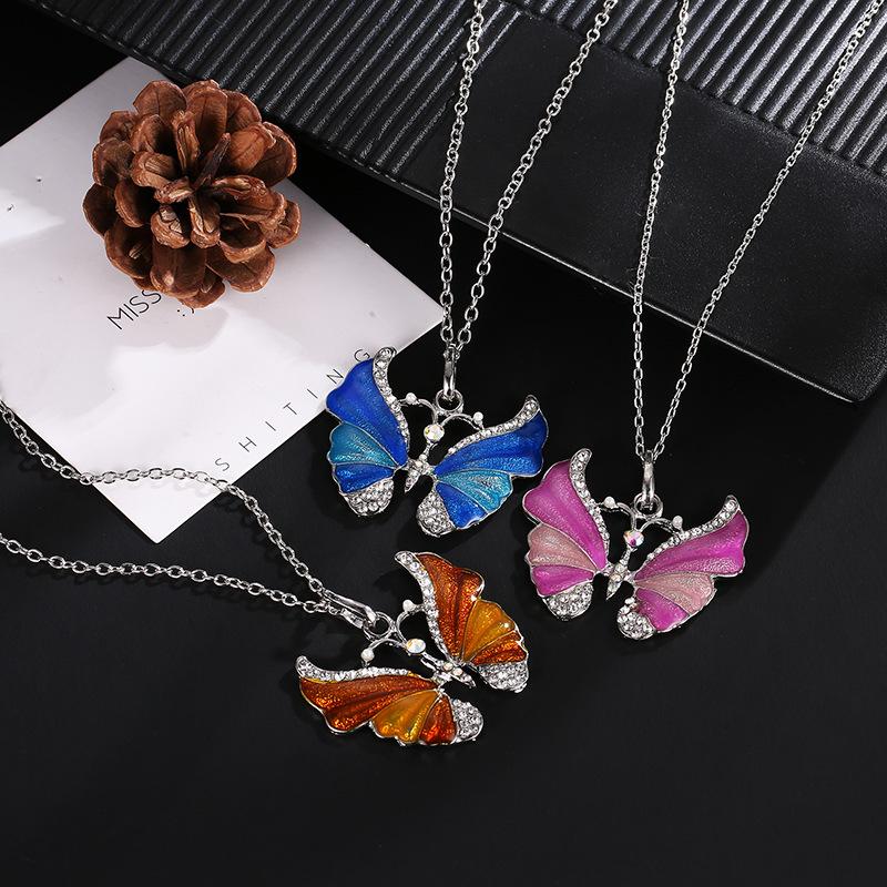 Sweater Chain Long Versatile Butterfly Creative Necklace Sweater Chain