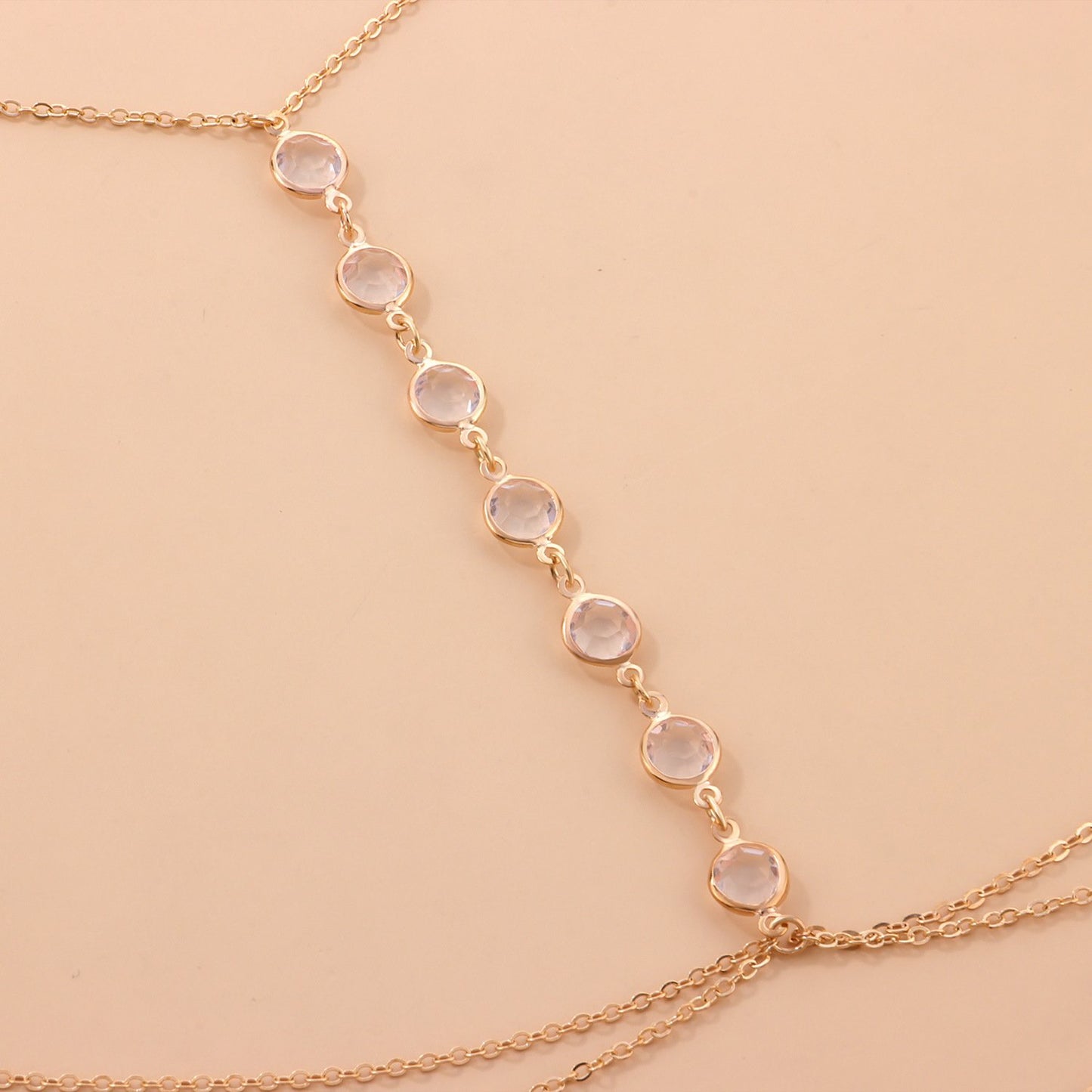 Jewelry Sexy Personality Bikini Bra Body Chain Ladies Body Body Acrylic Rhinestone Accessories