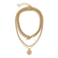 Jewelry Hip Hop Retro Metal Twist Chain Necklace Simple Angel Tag Clavicle Necklace Female