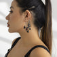 Jewelry Halloween personality spider blood drop exaggerated earrings sweet cool street shooting star niche earrings