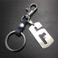 Rainbow 6 Lucky Car Keychain Stainless Steel Titanium Steel Pendant
