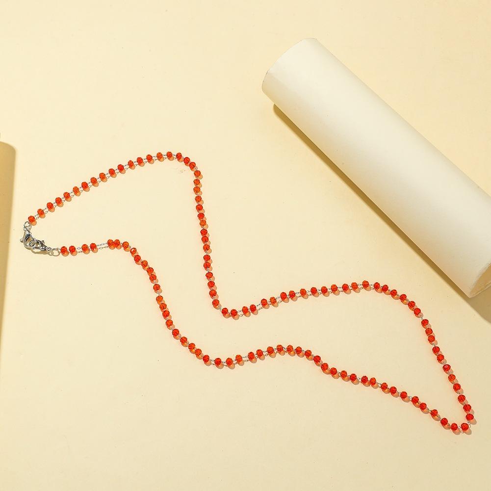 Mask anti-lost hanging chain fashion glossy crystal ball handmade chain mask lanyard glasses chain multi-purpose