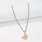 N8736 Fashion Simple Necklace Women's Claw Chain Full Diamond Butterfly Clavicle Chain Temperament Lady Harbor Necklace