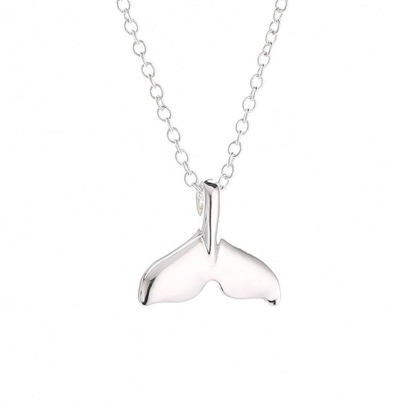 Goodbye Ex 3 Lin Jia Tong Necklace Mermaid Fishtail Necklace Whale Tail Pendant Dolphin Shark Tail