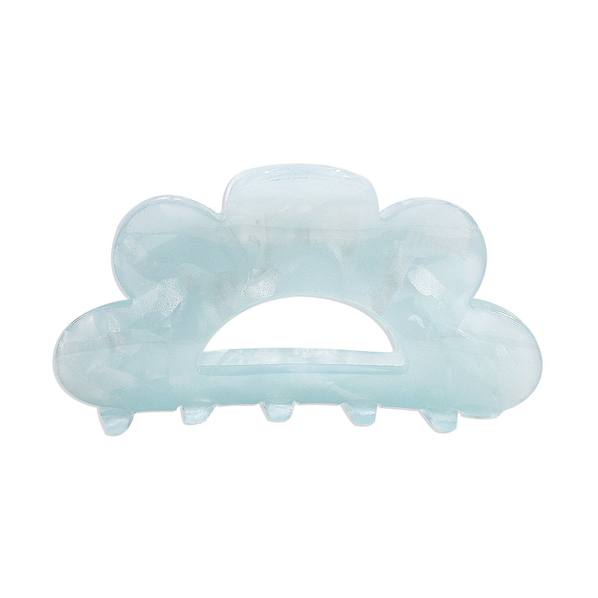 F4119 Internet celebrity candy color fashion shark clip acrylic simple hollow color temperament disc hair clip hair clip
