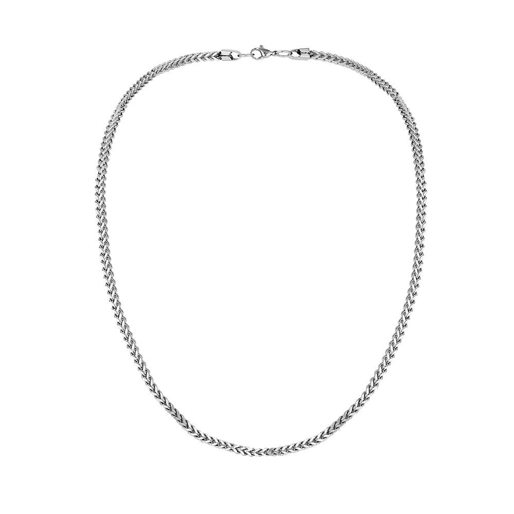 Hip-hop trendy titanium steel Cuban chain all-match Zondi sparkling collar personalized punk necklace