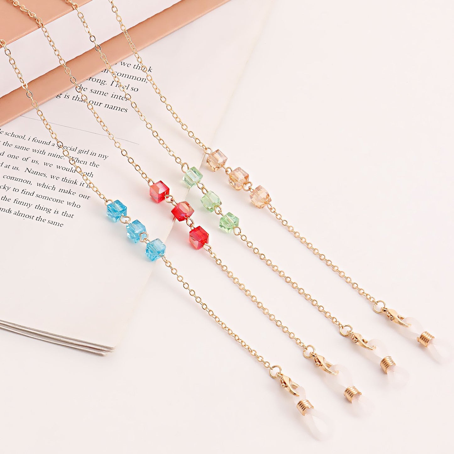 Glasses chain Mask hanging chain Fashion geometric glass glasses hanging chain Sunglasses chain