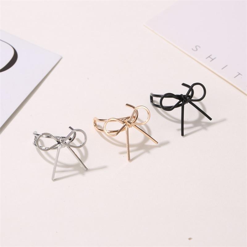 Temperament Girl Bowknot Earbone Clip Simple Sweet Cute No Pierced Earrings Ear Clip