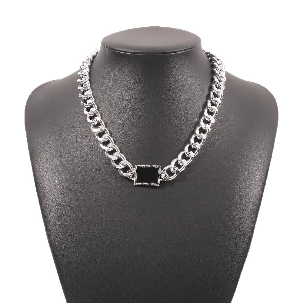 N8258 Chain Necklace Female Exaggerated Punk Fashion Simple Personality Design Sense Necklace Necklace