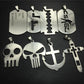 Skull Counter-Strike Blade Anchor Cross Titanium Steel Pendant Stainless Steel Metal Necklace Accessories Collection