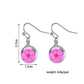 Retro Fashion Temperament Real Flowers Dried Flowers Crystal Ball Pendant Earrings Female Scenic Ethnic Jewelry