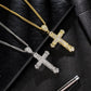 Hip Hop Cross Necklace Personality Trend Diamond Pendant Jewelry