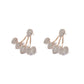 Earrings full of diamond drop earrings front and rear hanging ear hanging personality popular earrings jewelry