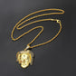 Hip-hop trendy jewelry fashion creative personality popular face pendant necklace