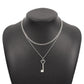 N9199 Simple and niche necklace temperament fashion key love necklace romantic retro double clavicle chain
