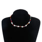 Jewelry special-shaped imitation pearl mixed color small rice bead necklace necklace female choker explosion