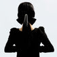 F5268 French light luxury rhinestone elegant spring clip velvet bow hair clip retro sweet back of the head horizontal clip