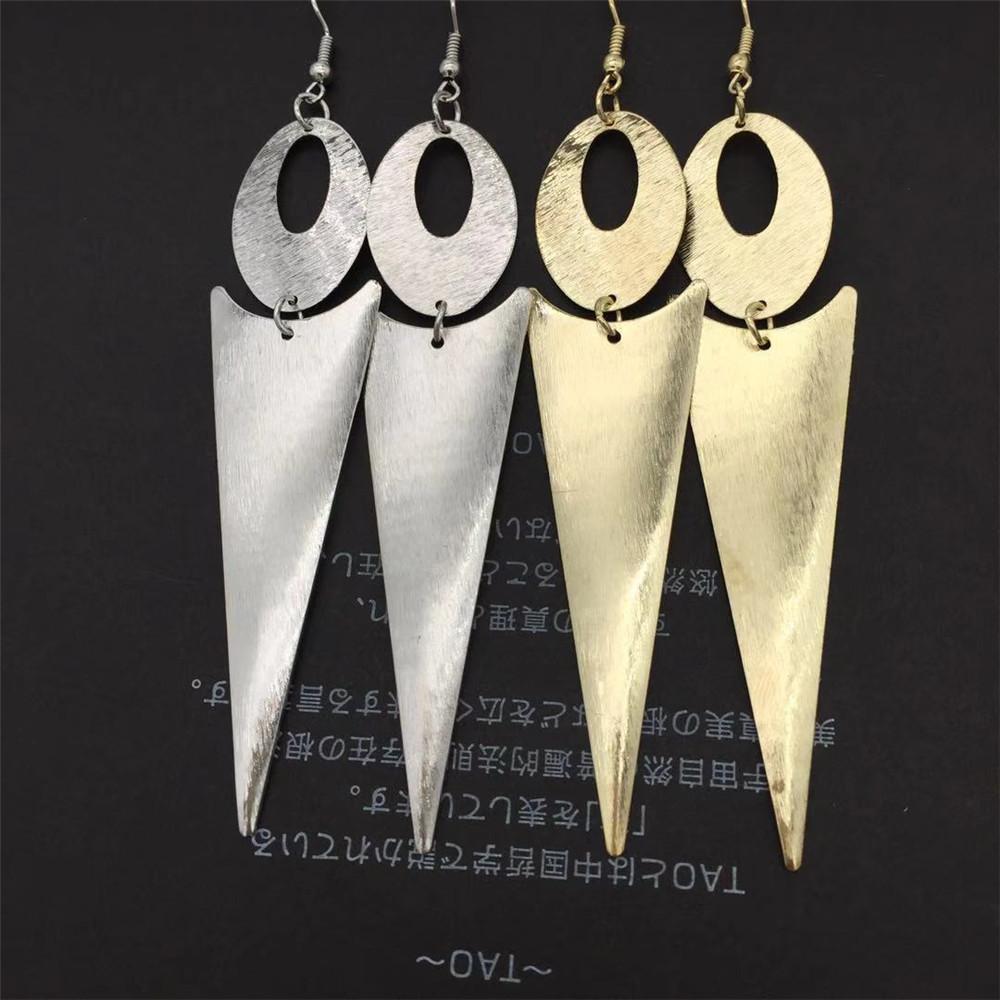 Arrow exaggerated earrings creative glamorous long earrings stage performance jewelry earrings