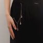 Jewelry cool metal seahorse tassel pendant pants bag accessories ins temperament all-match pants bag chain female