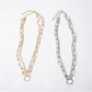 Circle chain double-layer necklace female ins net red short sexy clavicle chain temperament chic cold necklace