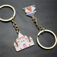 Dream Castle Pendant Keychain Drop Oil HD Effect Exquisite Pendant Gift Mixed Batch