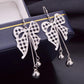 Direct Supply Butterfly Hollow Flower Tassel Earrings Fashion Retro Earrings Wings Earrings