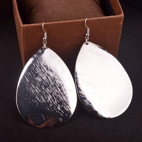 Simple fashion OL drop-shaped surface brushed earrings high-quality earrings direct supply