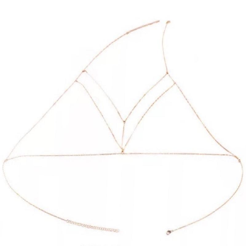 Jewelry simple street style clothing geometric sexy body chain