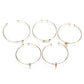 Hand jewelry simple diamond-studded metal rudder arrow heart thin bracelet opening bracelet