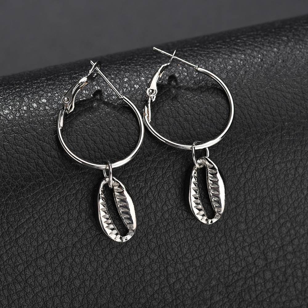 Accessories Fashion Personality Trend Alloy Shell Earrings Earrings Women's Earrings Jewelry