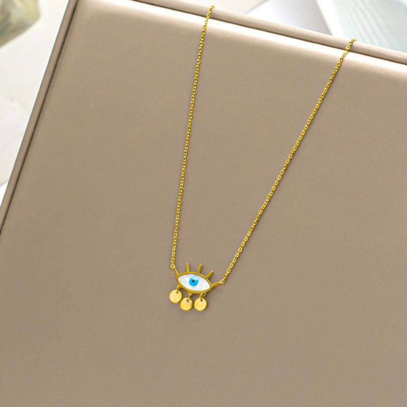 Explosive Angel Eyes Pendant Necklace ins Devil Eyes Necklace