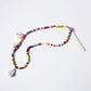 Jewelry Color Handmade Rice Beads Necklace Female Ethnic Pearl Shell Asymmetrical Necklace