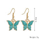 Jewelry Drip Oil Butterfly Earrings Female Retro Fashion Creative Earrings