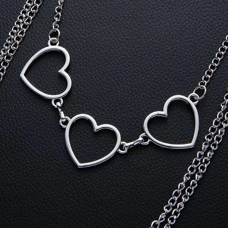 Ladies Decorative Waist Chain Metal Slim Waist Chain Sweet Peach Heart Love Pants Chain Metal Chain