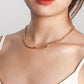 Jewelry claw chain micro-inlaid colored diamond necklace necklace female wild ins niche design hot girl necklace