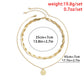 Cold woven flat snake bone chain necklace female hip-hop simple metal portrait tag clavicle necklace