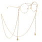 Wings with the same style of glasses hanging chain pearl chain multi-functional double buckle chain fashion sunglasses chain decorative glasses