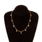 Fashion Simple Women's Alloy Plating Necklace Long Personalized Pentagon Pendant