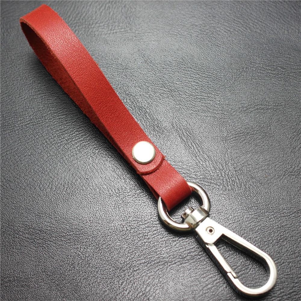 The first layer of cowhide multi-function key chain bag pendant car decoration supplies opening promotion gift custom detachable