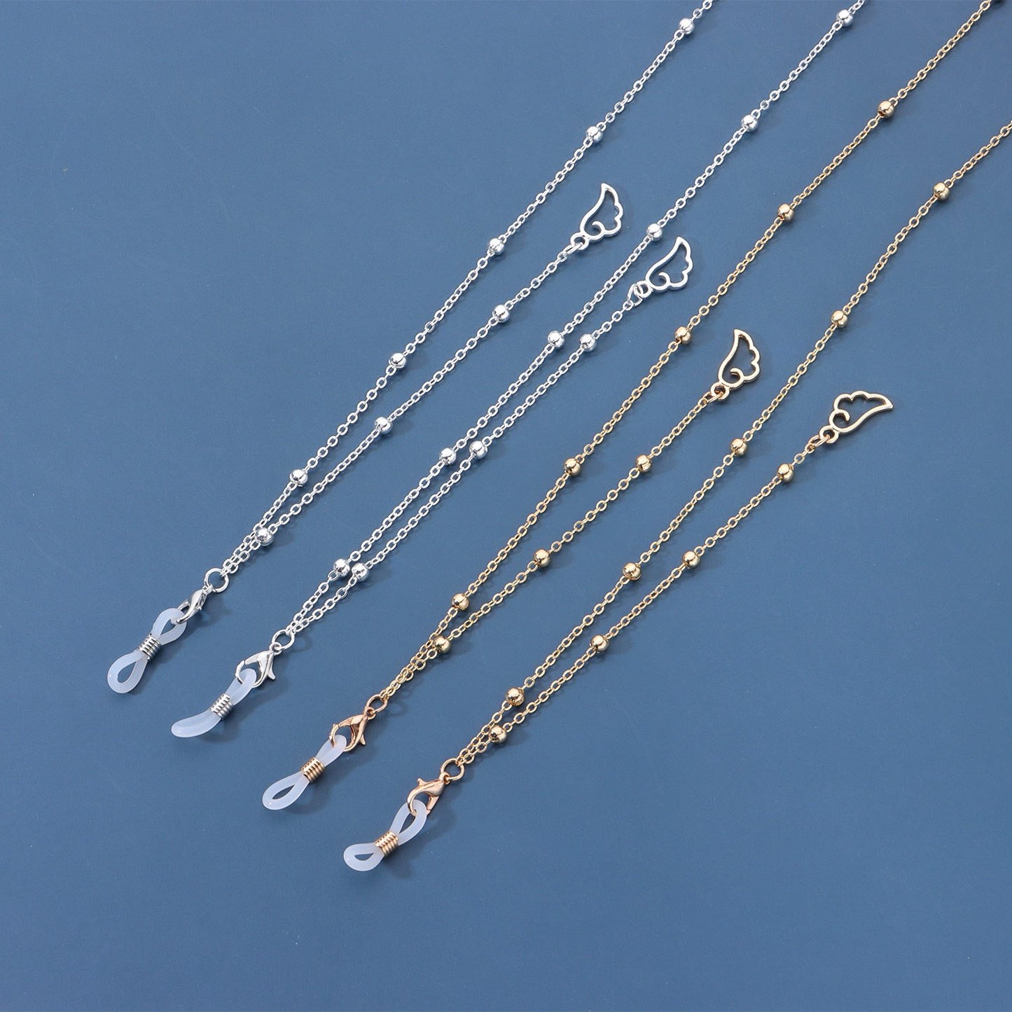 Jewelry Angel Wings Glasses Chain Temperament Beads Chain Mask Mask Fixed Accessories