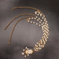 Hair Accessories Bohemian Rhinestone Head Chain Women Baroque Princess Pop Pearl Headwear