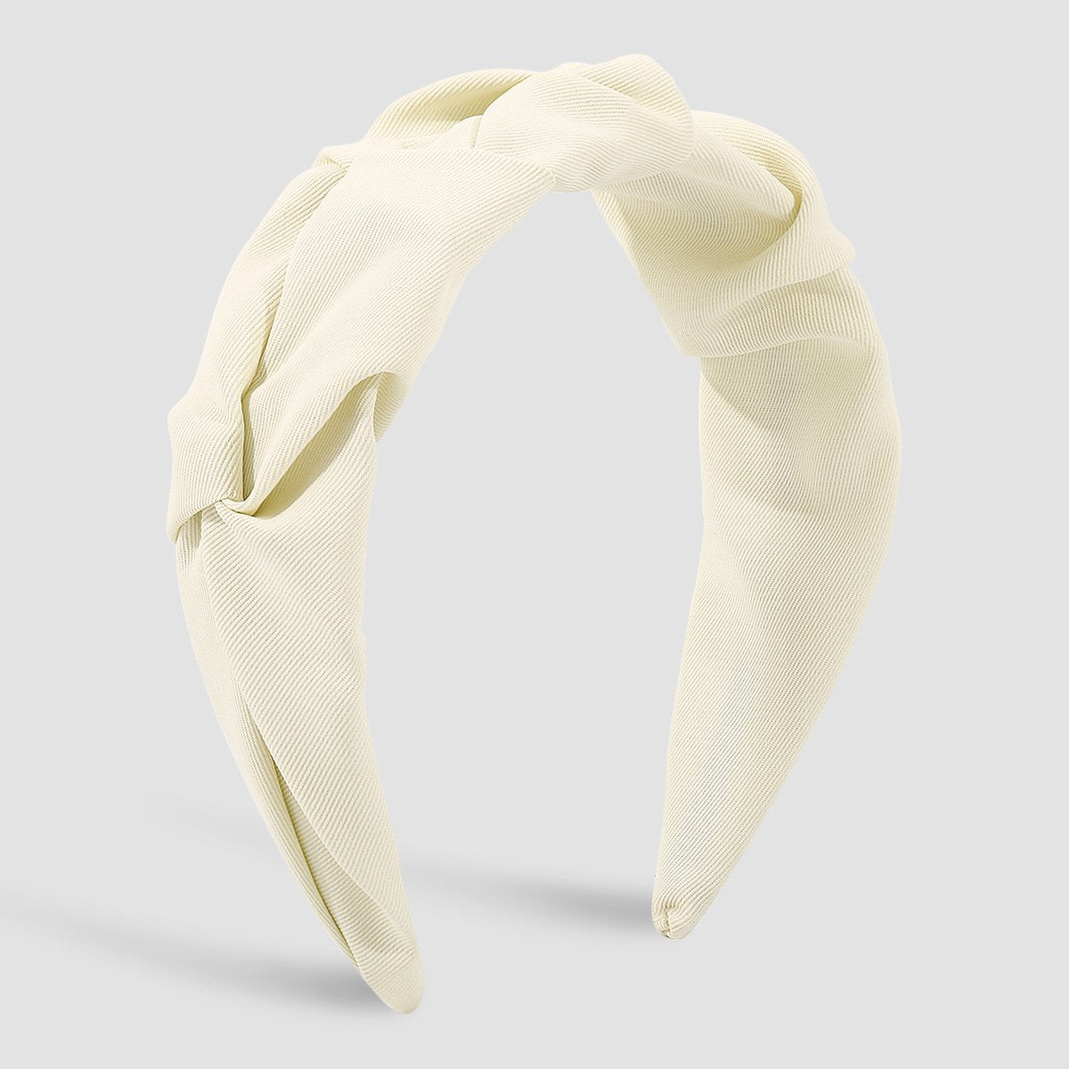F534 French retro pleated wide-brimmed simple hair hoop female pure color fragrance elegant girl heart personality head hoop