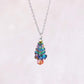 Fashion Jewelry Temperament Crystal Christmas Tree Pendant Necklace Versatile Autumn and Winter Sweater Chain
