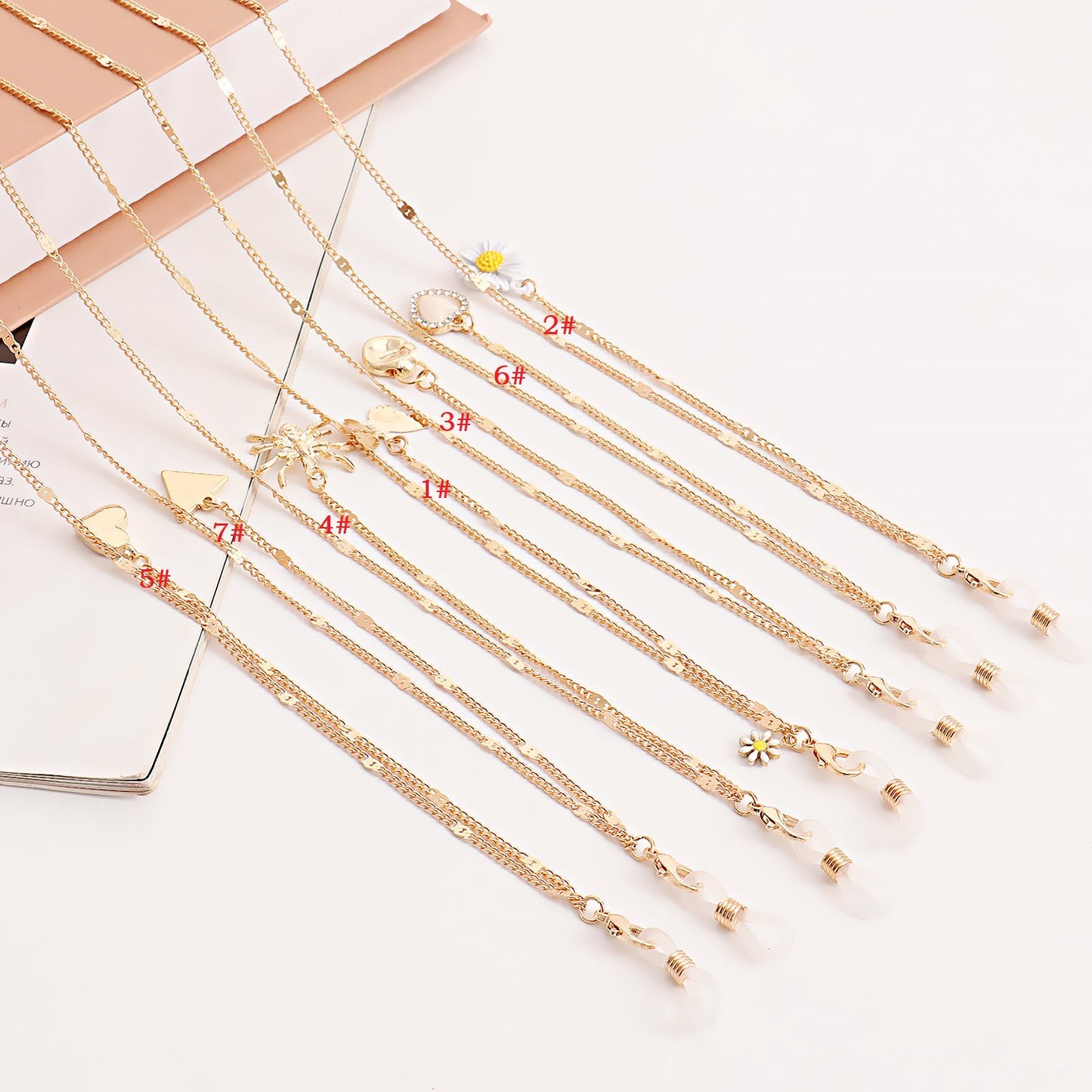 Mask hanging chain glasses hanging chain glasses chain mask chain glasses metal hanging chain metal chain