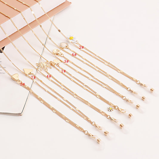 Mask hanging chain glasses hanging chain glasses chain mask chain glasses metal hanging chain metal chain