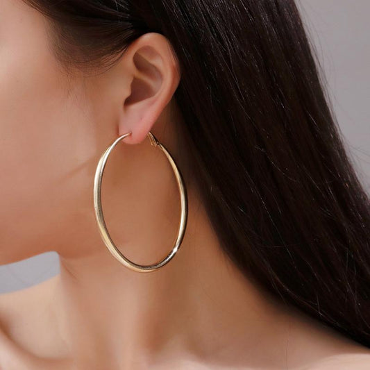 Earrings simple fashion exaggerated big earrings punk street style trendy earrings temperament earrings